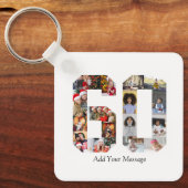 Number 60フォトコラージュ キーホルダー (正面)