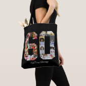 Number 60フォトコラージュ トートバッグ (クローズアップ)