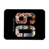 Number 60フォトコラージュ マグネット (横)