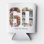 Number 60フォトコラージュ 缶クーラー (正面)