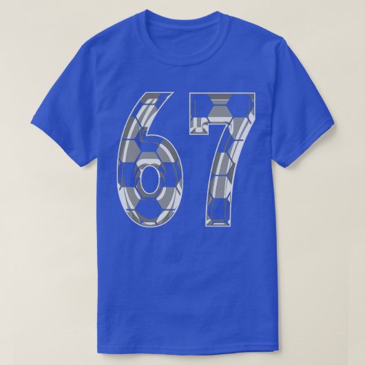 Number 67ジャージー67マムプレイヤーファン1 tシャツ (デザイン正面)