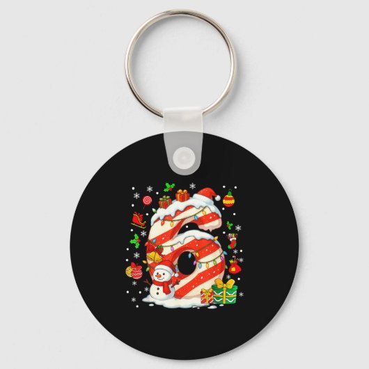 Number 67 Christmas Candy 6 7 Six Seven 6 7 Matchi キーホルダー (正面)