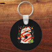 Number 67 Christmas Candy 6 7 Six Seven 6 7 Matchi キーホルダー (正面)