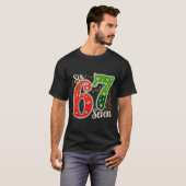 Number 67 Funny Six Seven 6 7 Meme Christmas Light Tシャツ (正面フル)