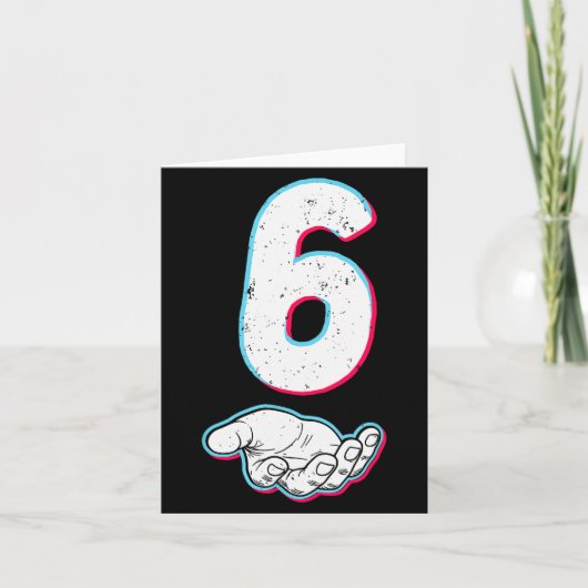 Number 67 Matching Six Seven 6 7 Meme 6 7 Hallowee カード (正面)