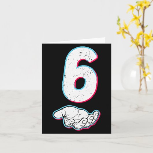 Number 67 Matching Six Seven 6 7 Meme 6 7 Hallowee カード (黄色い花)