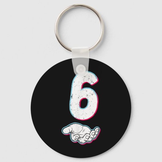 Number 67 Matching Six Seven 6 7 Meme 6 7 Hallowee キーホルダー (正面)