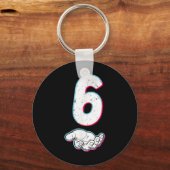 Number 67 Matching Six Seven 6 7 Meme 6 7 Hallowee キーホルダー (正面)