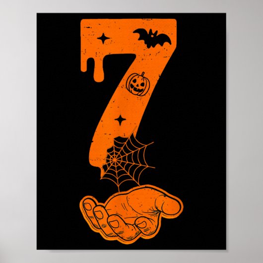 Number 67 Matching Six Seven 6 7 Meme 6 7 Hallowee ポスター (正面)