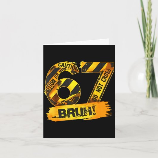 Number 67 Numbered Uniform Srts Jersey Team 67th B カード (正面)