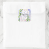 Number 6 24-26あなたの花賛美主。 スクエアシール (バッグ)