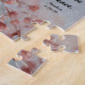 Number 6 24-26主あなた赤賛美鳥と果実 ジグソーパズル (側面)