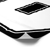 Number 6 6th Birthday Boy Kids Six Year Old Happy  ポスター (角)