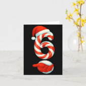 Number 6 7 Meme 67 Couple Pajamas Christmas Matchi カード (黄色い花)