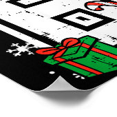 Number 6 Christmas 6 7 Xmas Matching 67 Meme Men W ポスター (角)