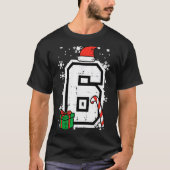 Number 6 Christmas 6 7 Xmas Matching 67 Meme Men W Tシャツ (正面)