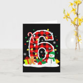 Number 6 Funny 67 Six Seven Meme Matching Couple C カード (黄色い花)