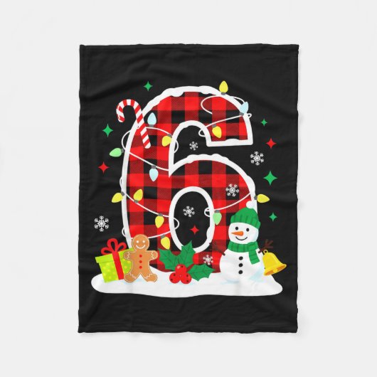 Number 6 Funny 67 Six Seven Meme Matching Couple C フリースブランケット (正面)