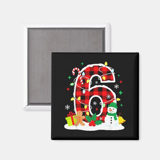 Number 6 Funny 67 Six Seven Meme Matching Couple C マグネット (正面/裏面)