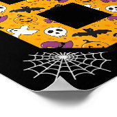 Number 6 Funny Meme Saying 6 7 Six Seven Halloween ポスター (角)