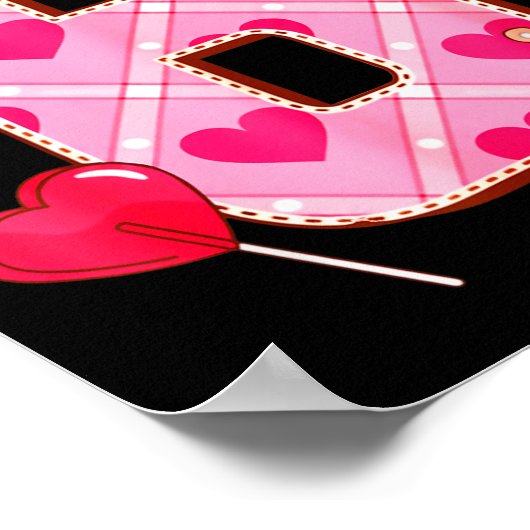 Number 6 Matching 67 Meme 6 7 Couple Matching Vale ポスター (角)