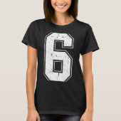 Number 6 Matching Costume 67 Meme Costume Distress Tシャツ (正面)