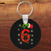 Number 6 Matching Six Seven Meme Christmas Boys Yo キーホルダー (正面)