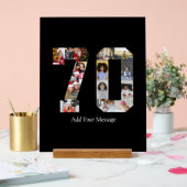 Number 70フォトコラージュ アクリルサイン (ウェディング)