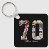 Number 70フォトコラージュ キーホルダー (正面)