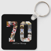 Number 70フォトコラージュ キーホルダー (裏面)