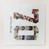 Number 70フォトコラージュ ジグソーパズル (横)