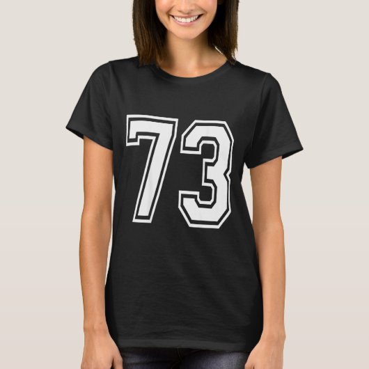Number 73 tシャツ (正面)