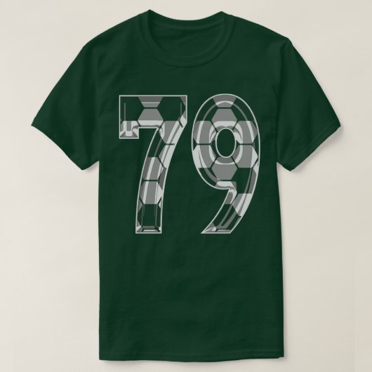 Number 79ジャージー79マムプレイヤーファン1 tシャツ (デザイン正面)
