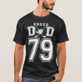 Number 79 Custom Proud Hockey Dad Personalized For Tシャツ (正面)