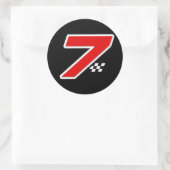 Number 7 – ステッカー (バッグ)