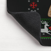 Number 7 67 Meme Funny Ugly Xmas Christmas Sweater マウスパッド (コーナー)