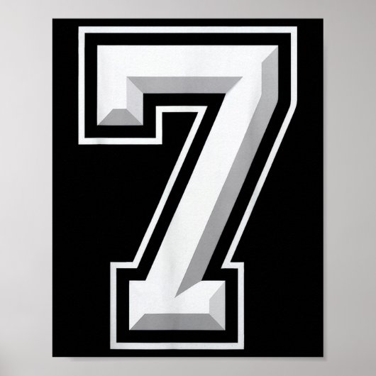 Number 7 67 Meme Matching  ポスター (正面)