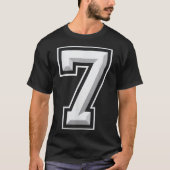 Number 7 67 Meme Matching Tシャツ (正面)