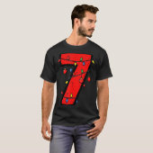 Number 7 Christmas 6 7 Matching 67 Meme Men Women  Tシャツ (正面フル)