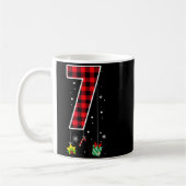 Number 7 Funny Meme Saying 6 7 Six Seven Christmas コーヒーマグカップ (左)