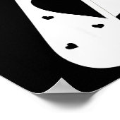 Number 7 Hearts Love 67 Couple Matching Christmas  ポスター (角)