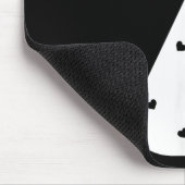 Number 7 Hearts Love 67 Couple Matching Christmas  マウスパッド (コーナー)