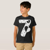 Number 7 Hearts Love 67 Couple Matching Christmas  Tシャツ (正面フル)