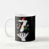 Number 7 Matching 67 Meme Christmas 6 7 Xmas Men W コーヒーマグカップ (左)
