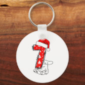Number 7 Matching 67 Meme Christmas Costume Men Wo キーホルダー (正面)
