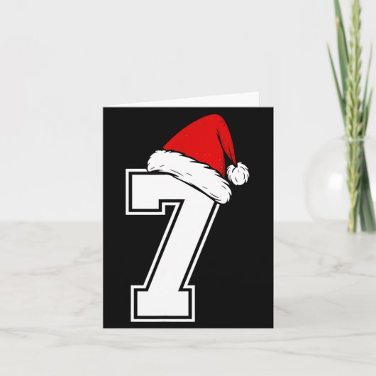 Number 7 Matching Six Seven 6 7 Meme 6 7 Christmas カード (正面)