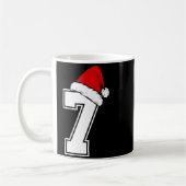 Number 7 Matching Six Seven 6 7 Meme 6 7 Christmas コーヒーマグカップ (左)