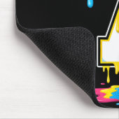 Number 7 Team Srts Ice Cream Drip Matching Varsity マウスパッド (コーナー)