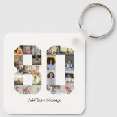 Number 80フォトコラージュ キーホルダー (裏面)