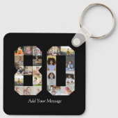 Number 80フォトコラージュ キーホルダー (裏面)